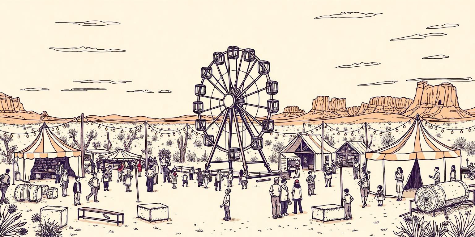 BOOK THREE: The Inventure Carnival cover illustration